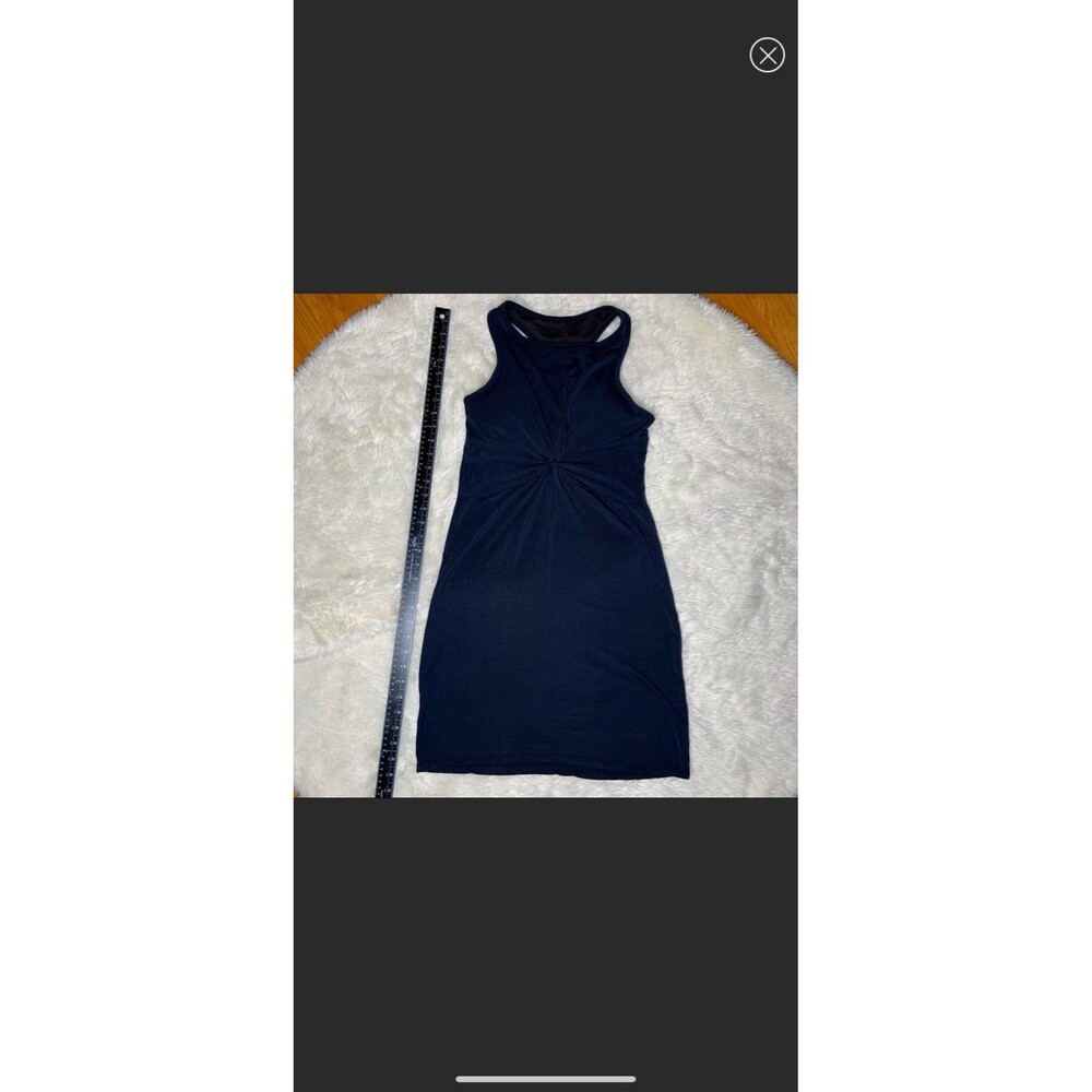Sz Small Athleta Dark Blue racer back dress